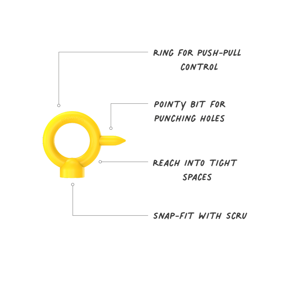 Makedo - STARTER | Upcycled Cardboard Construction Toolkit