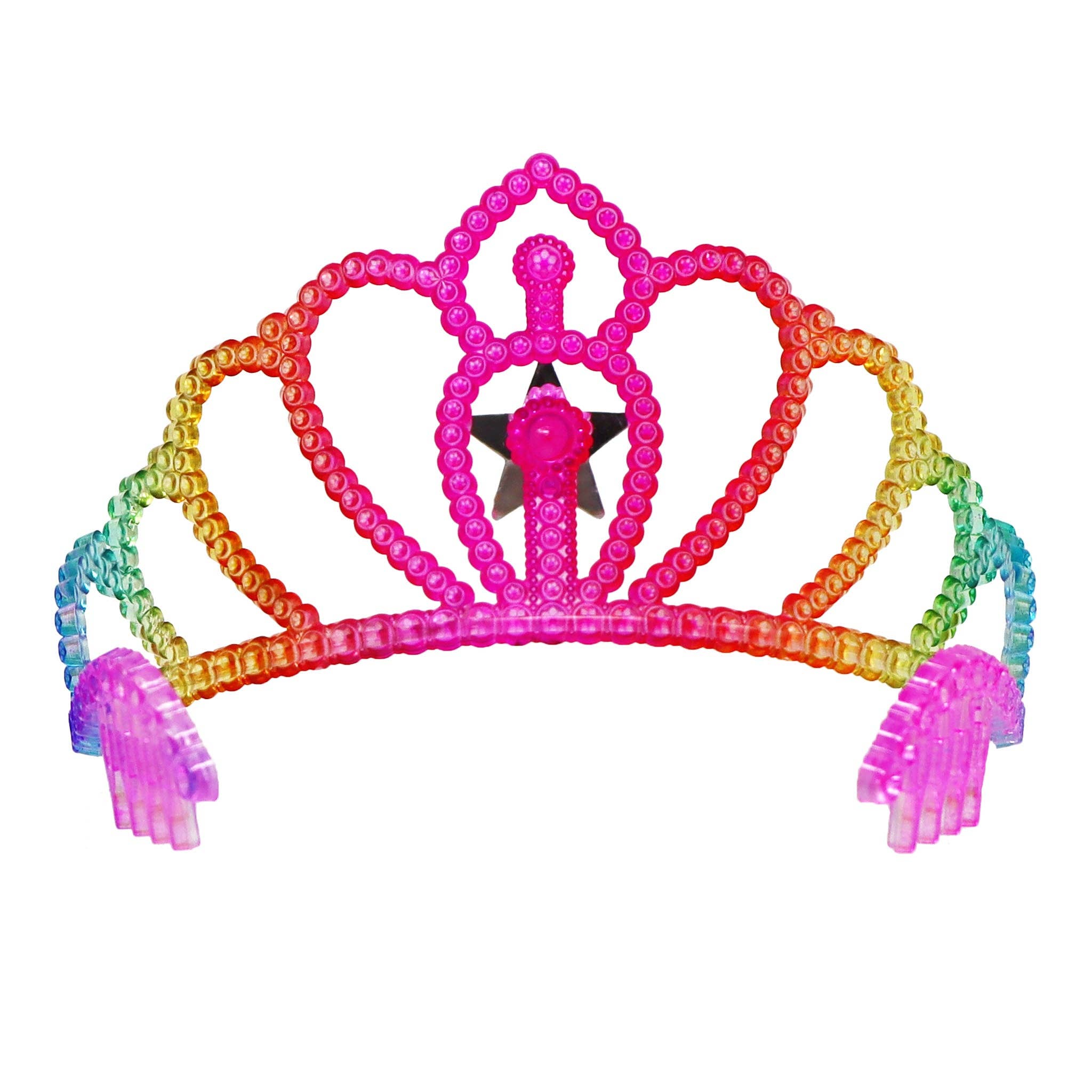 Pink Poppy - Rainbow Unicorn Star Crown