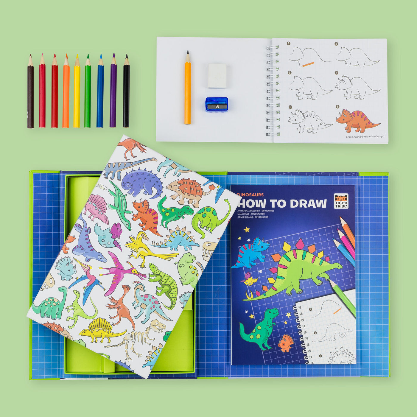 Tiger Tribe - How To Draw Dinosaurs