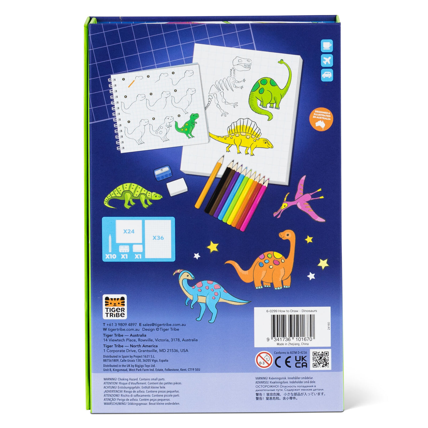 Tiger Tribe - How To Draw Dinosaurs