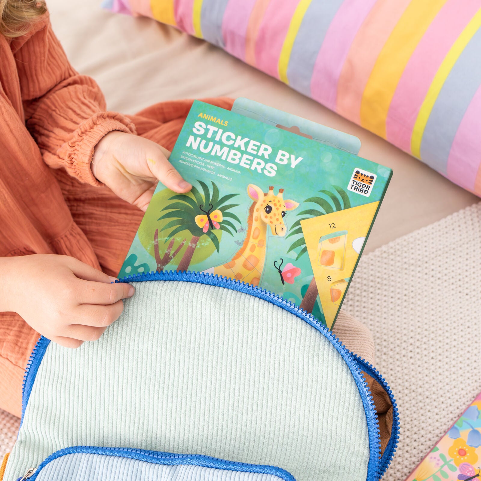 Tiger Tribe - Sticker By Numbers Animals