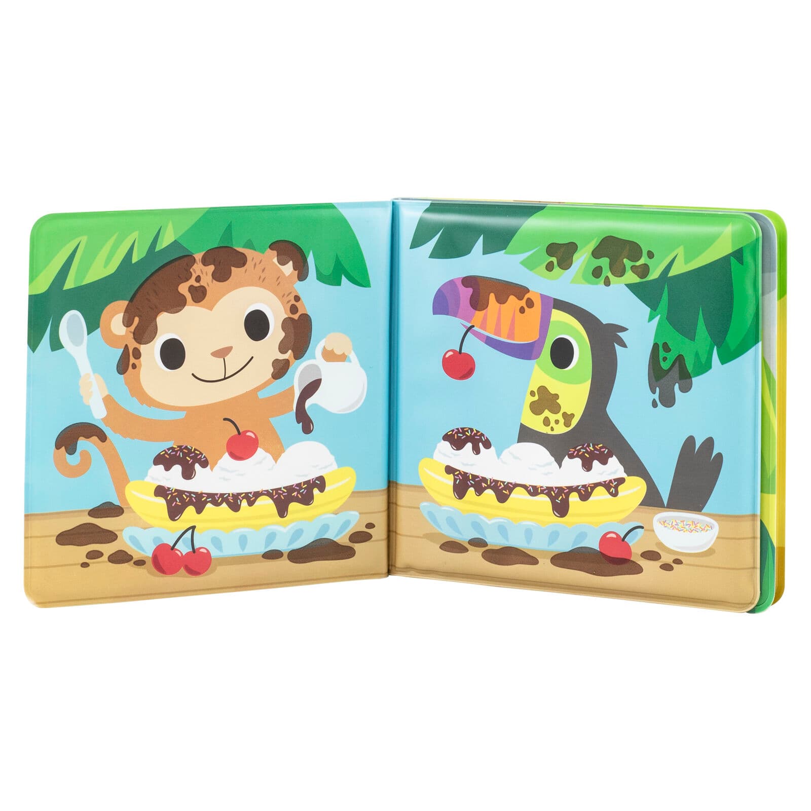Tiger Tribe Bath Book Messy Jungle