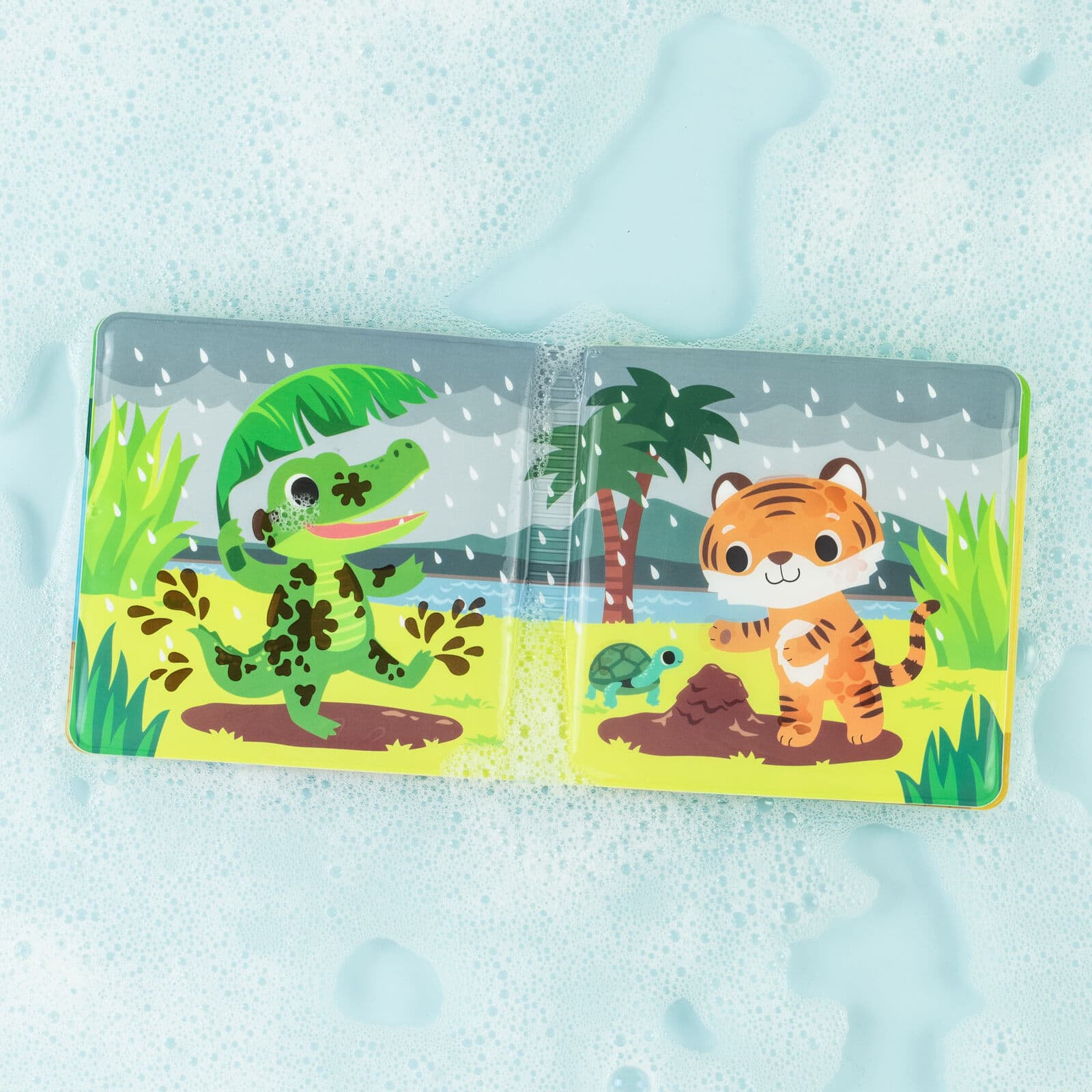 Tiger Tribe Bath Book Messy Jungle