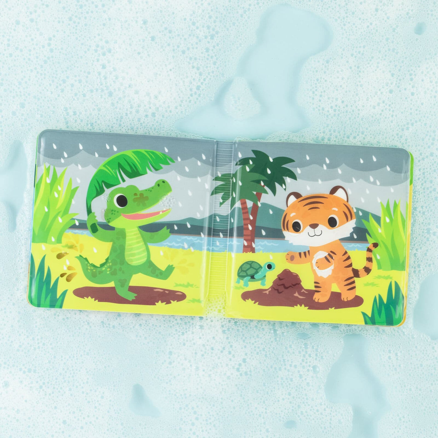 Tiger Tribe Bath Book Messy Jungle