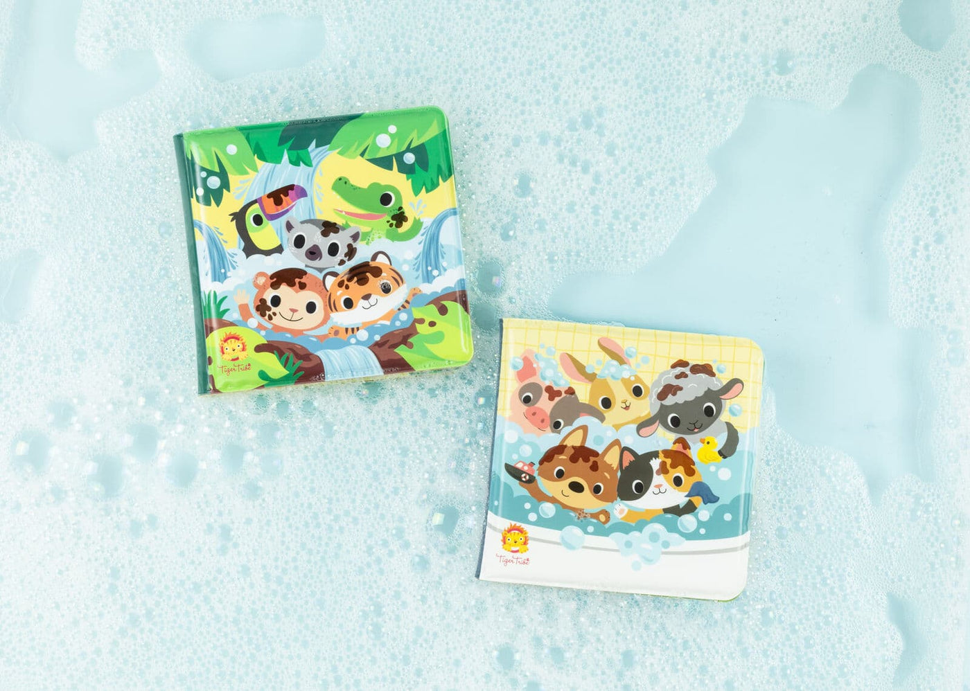 Tiger Tribe Bath Book Messy Jungle and Messy Farm