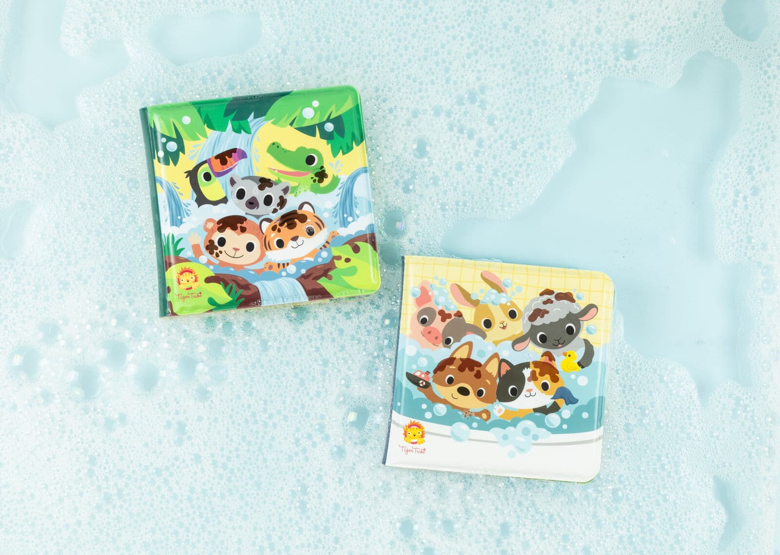Tiger Tribe Bath Book Messy Jungle and Messy Farm