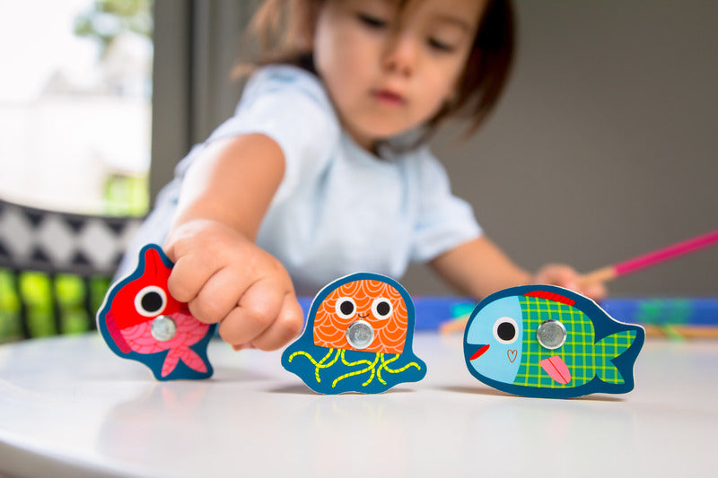 Djeco Magnetic Coloured Fishing