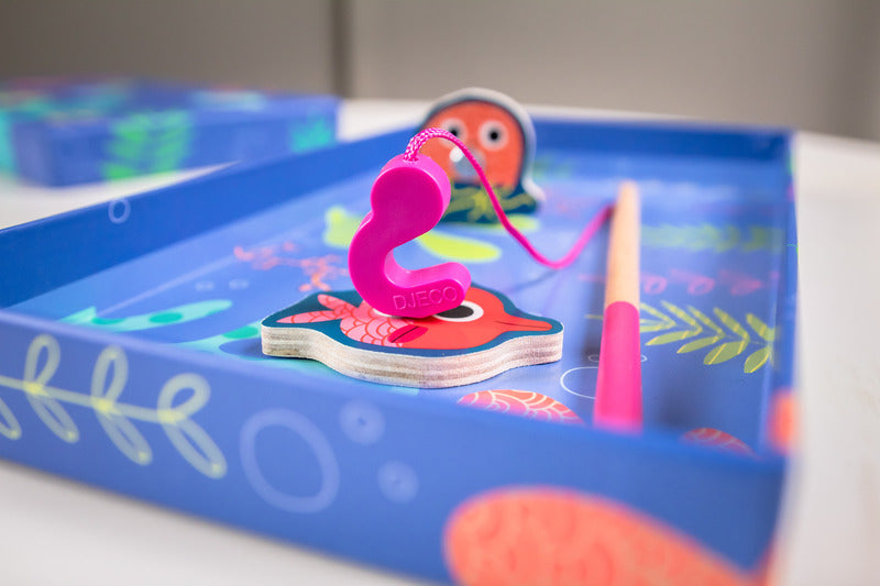 Djeco Magnetic Coloured Fishing