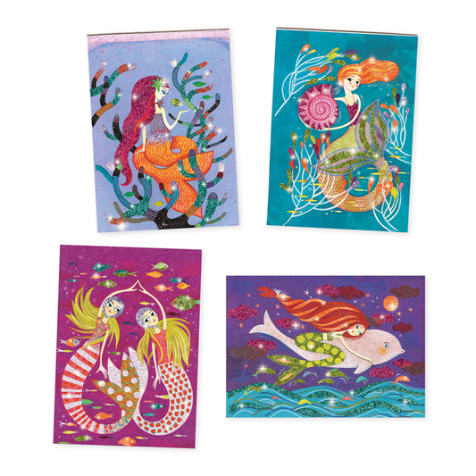 Djeco - Mermaids Glitter Boards