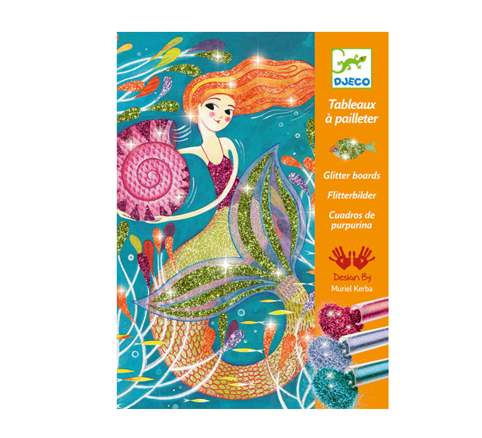 Djeco - Mermaids Glitter Boards