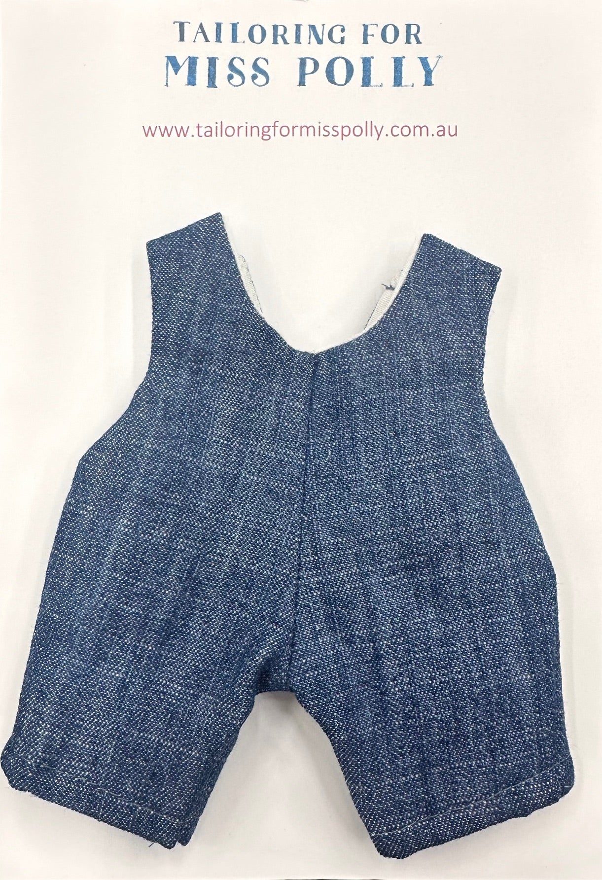 Tailoring For Miss Polly - Denim Overalls 21cm