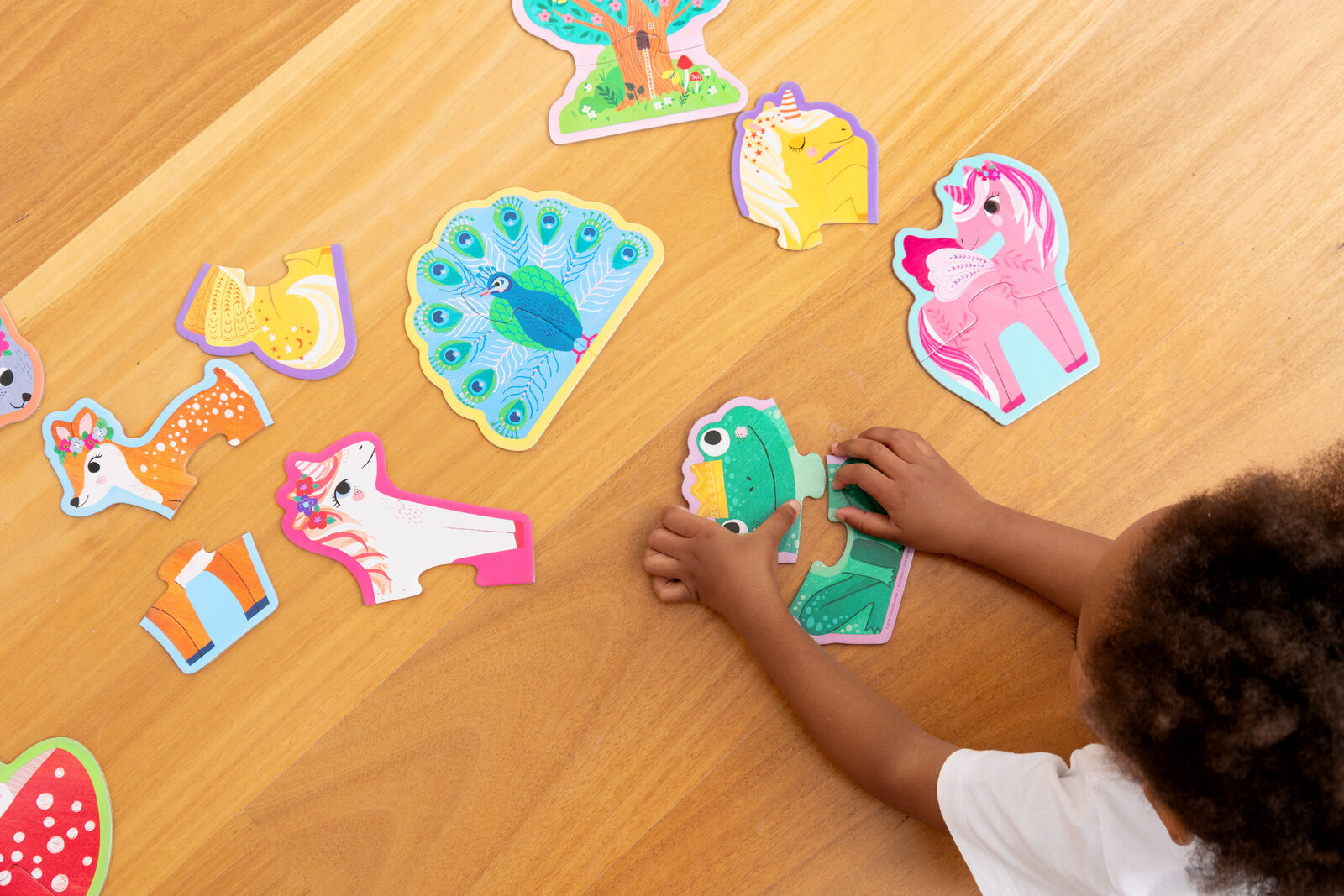 Crocodile Creek - Let’s Begin Puzzle 2 Pc Unicorn