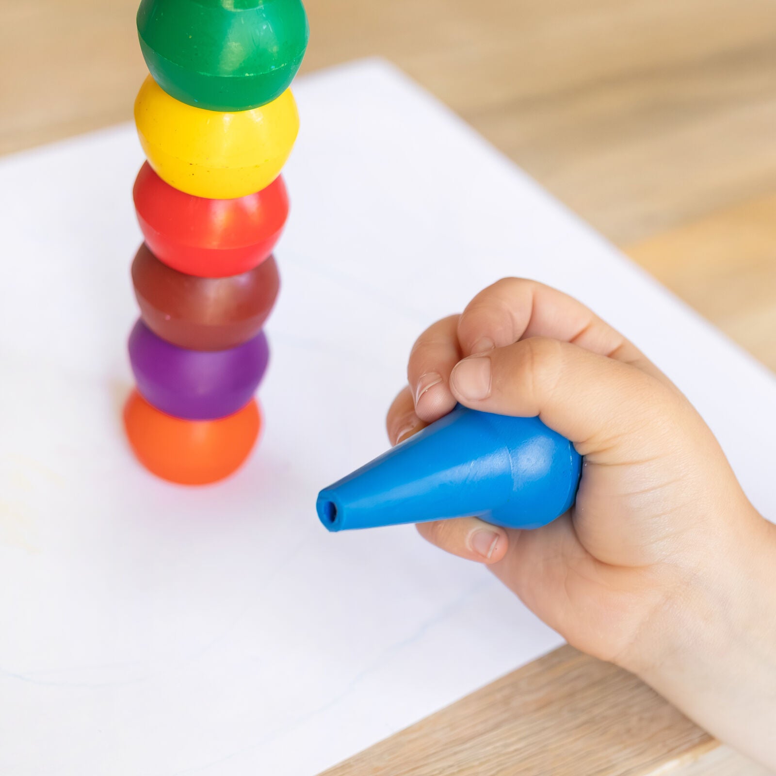 Tiger Tribe - Stackable Crayons Retro Rainbow