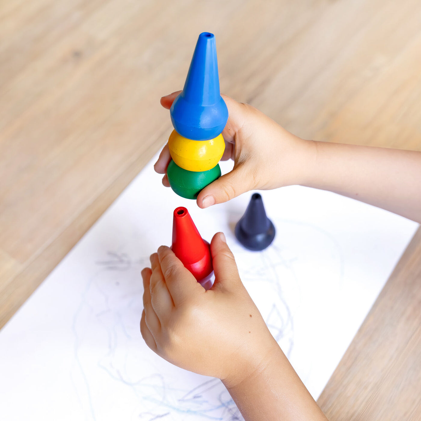 Tiger Tribe - Stackable Crayons Retro Rainbow