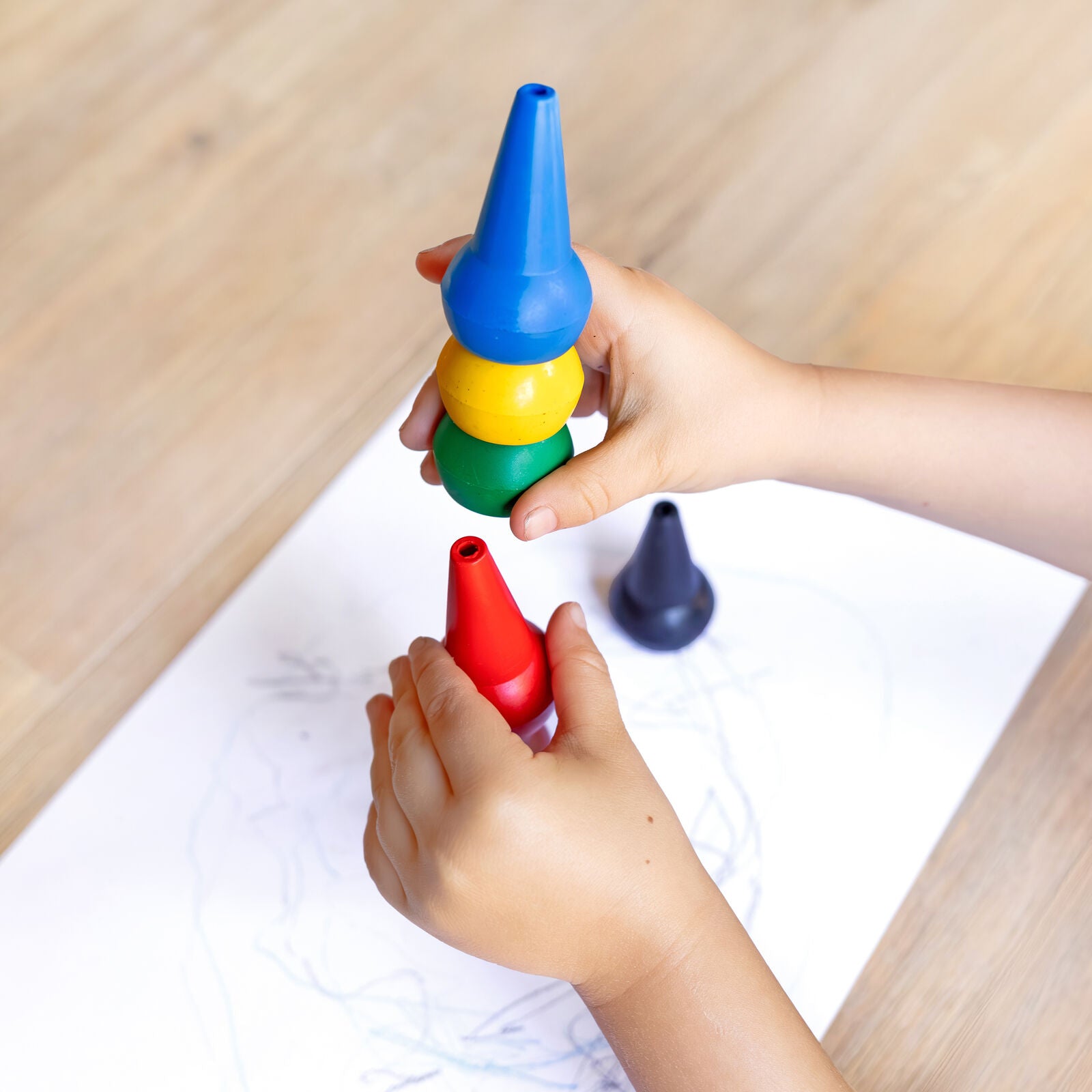 Tiger Tribe - Stackable Crayons Retro Rainbow