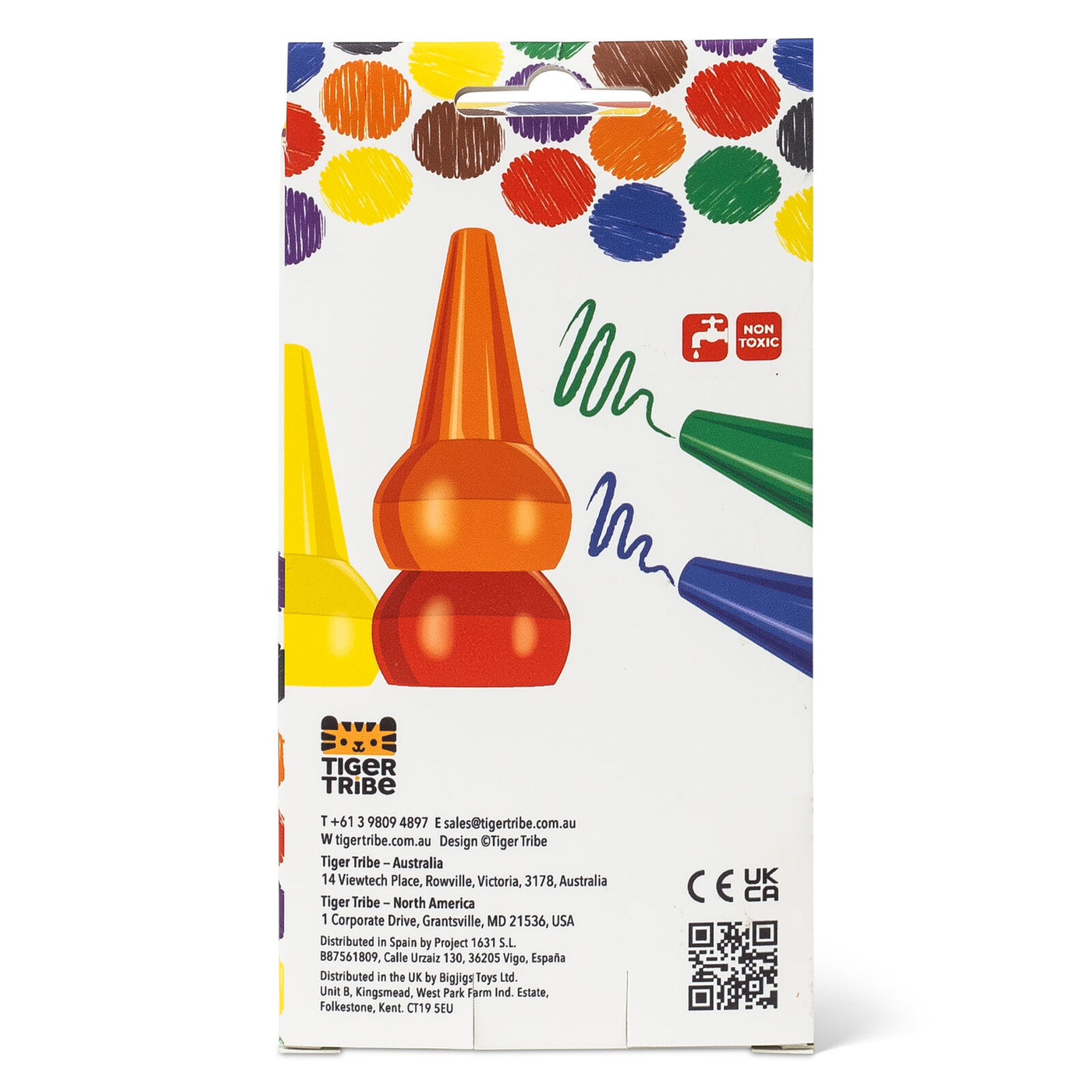 Tiger Tribe - Stackable Crayons Retro Rainbow
