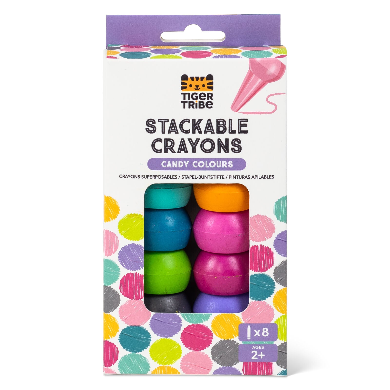 Tiger Tribe - Stackable Crayons Candy Colours