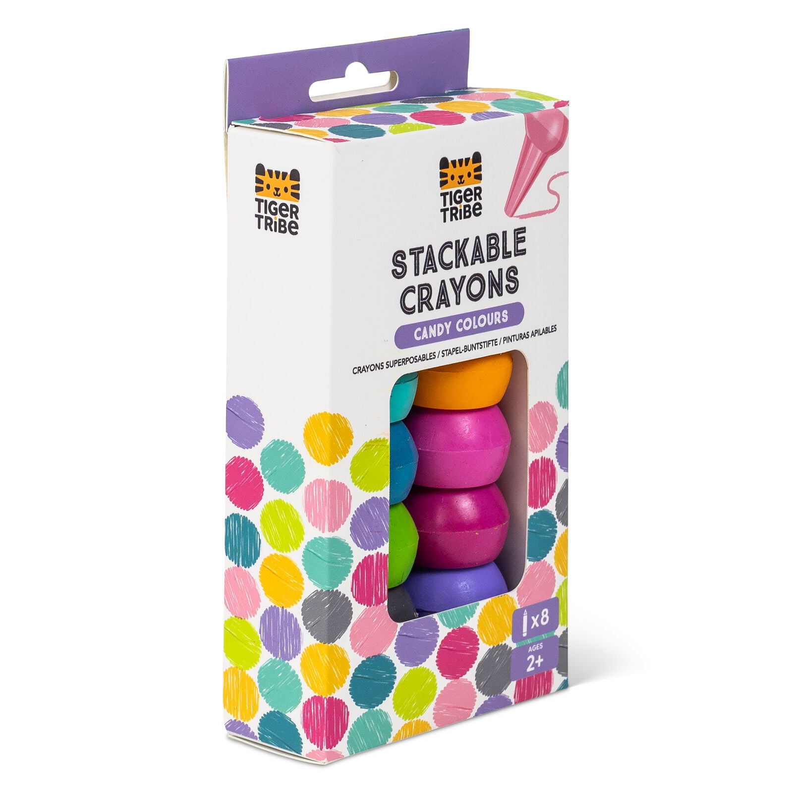 Tiger Tribe - Stackable Crayons Candy Colours