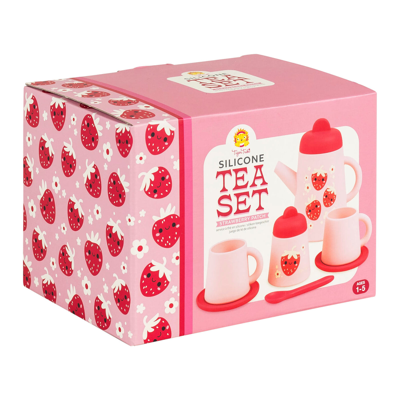 Tiger Tribe - Silicone Tea Set Strawberry Patch