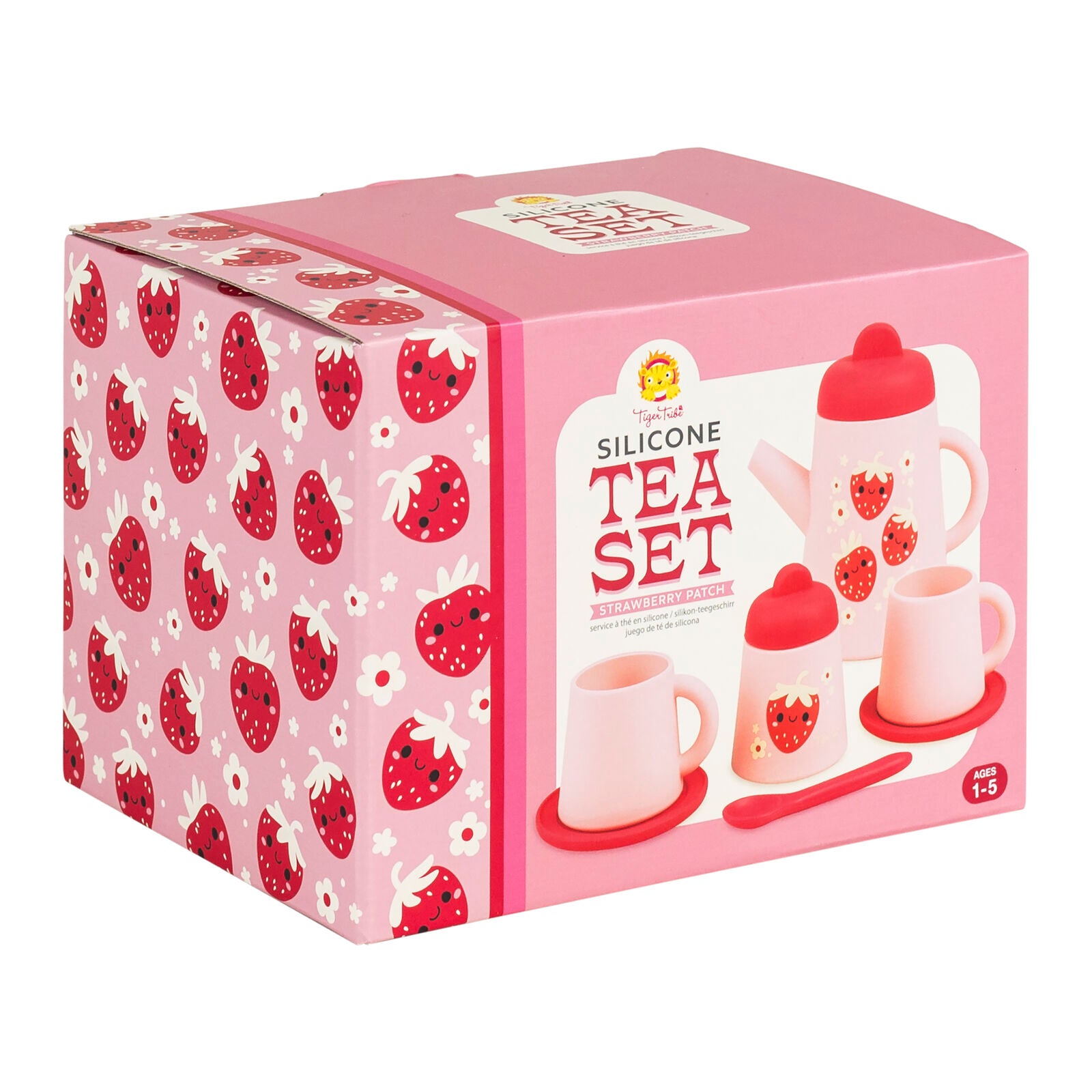 Tiger Tribe - Silicone Tea Set Strawberry Patch