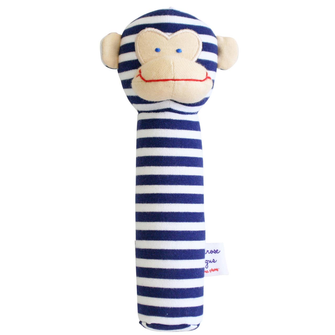 Alimrose - Monkey Squeaker - Navy Stripe