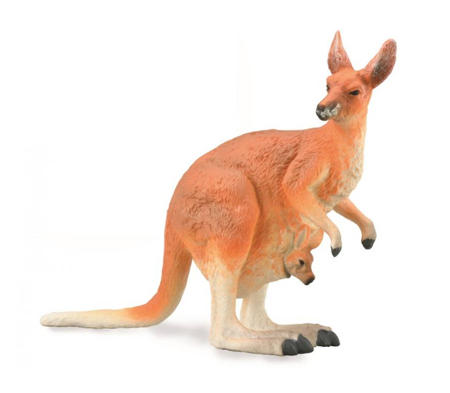 Collecta - 88921 Red Kangaroo Female with Joey