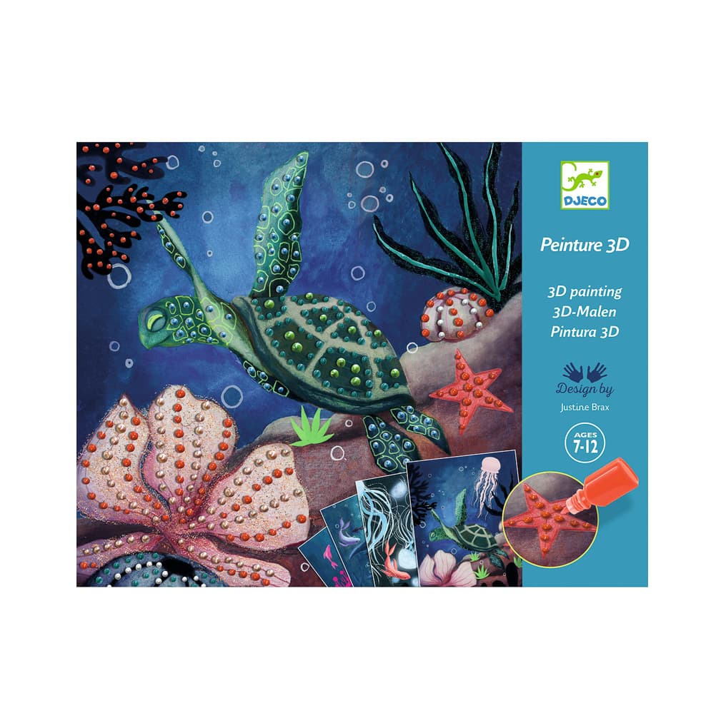 Djeco - Ocean Depths 3D Painting Set