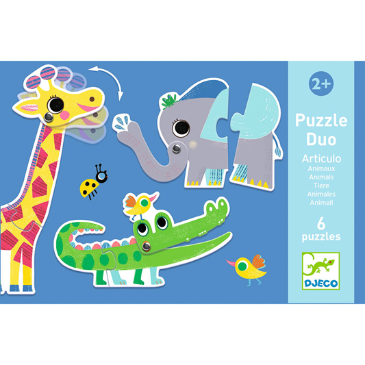 Djeco - Puzzle Duo Animals