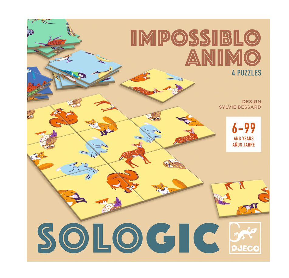 Djeco - Impossible Animal 4 Puzzles