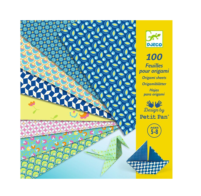 Djeco - Natsu 100 Origami Sheets