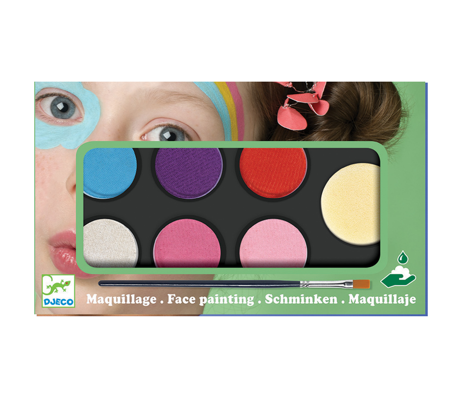 Djeco - Sweet Body Art Palette 6 Colours
