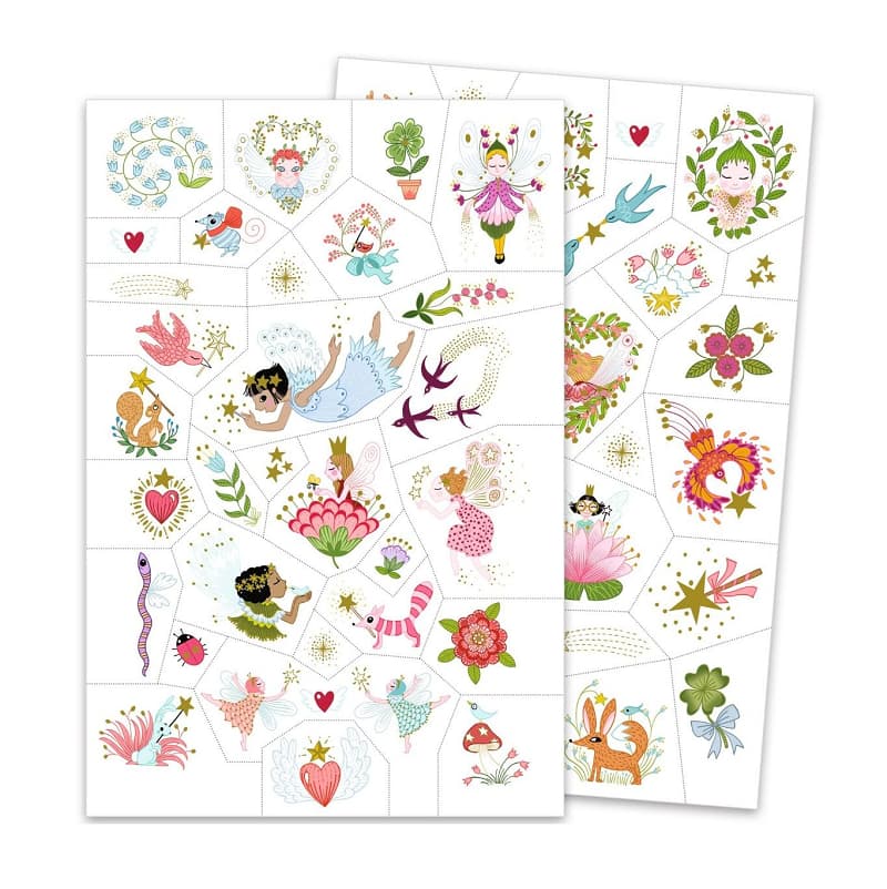 Djeco Tattoos Fairy Friends contents