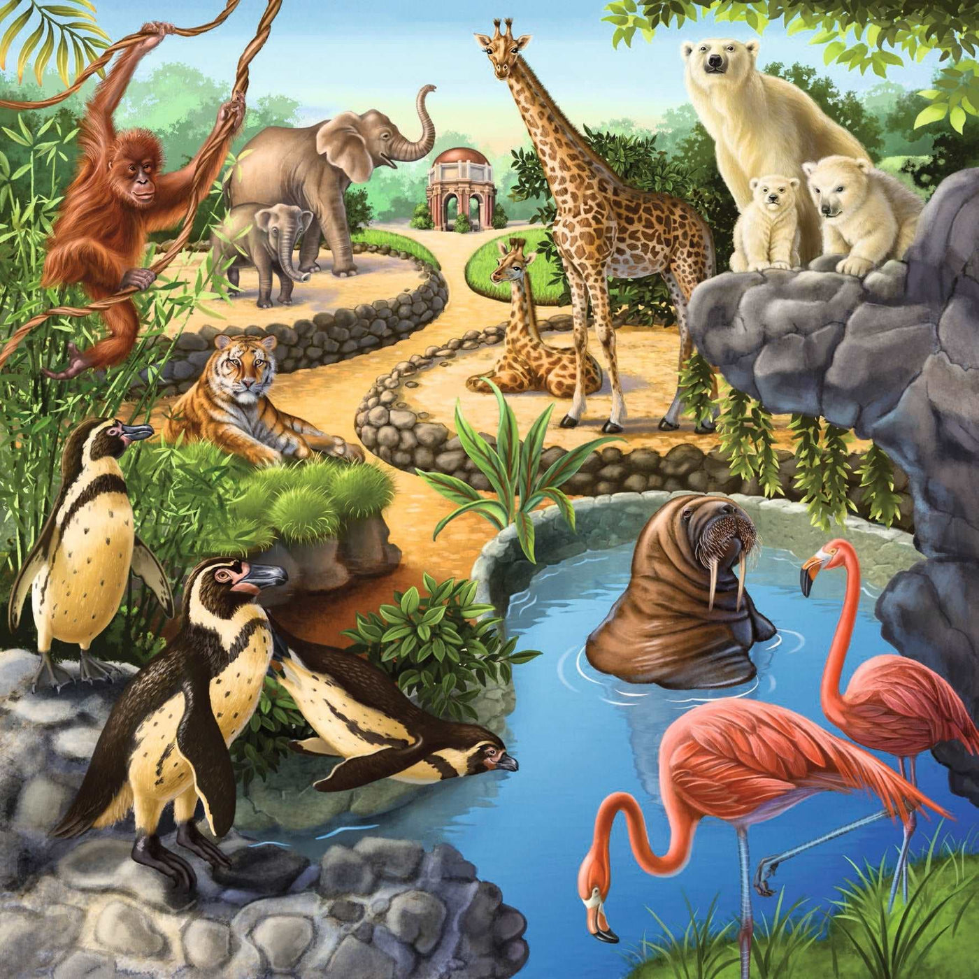 Ravensburger - Forest, Zoo And Pets 3 X 49 Pc Puzzle