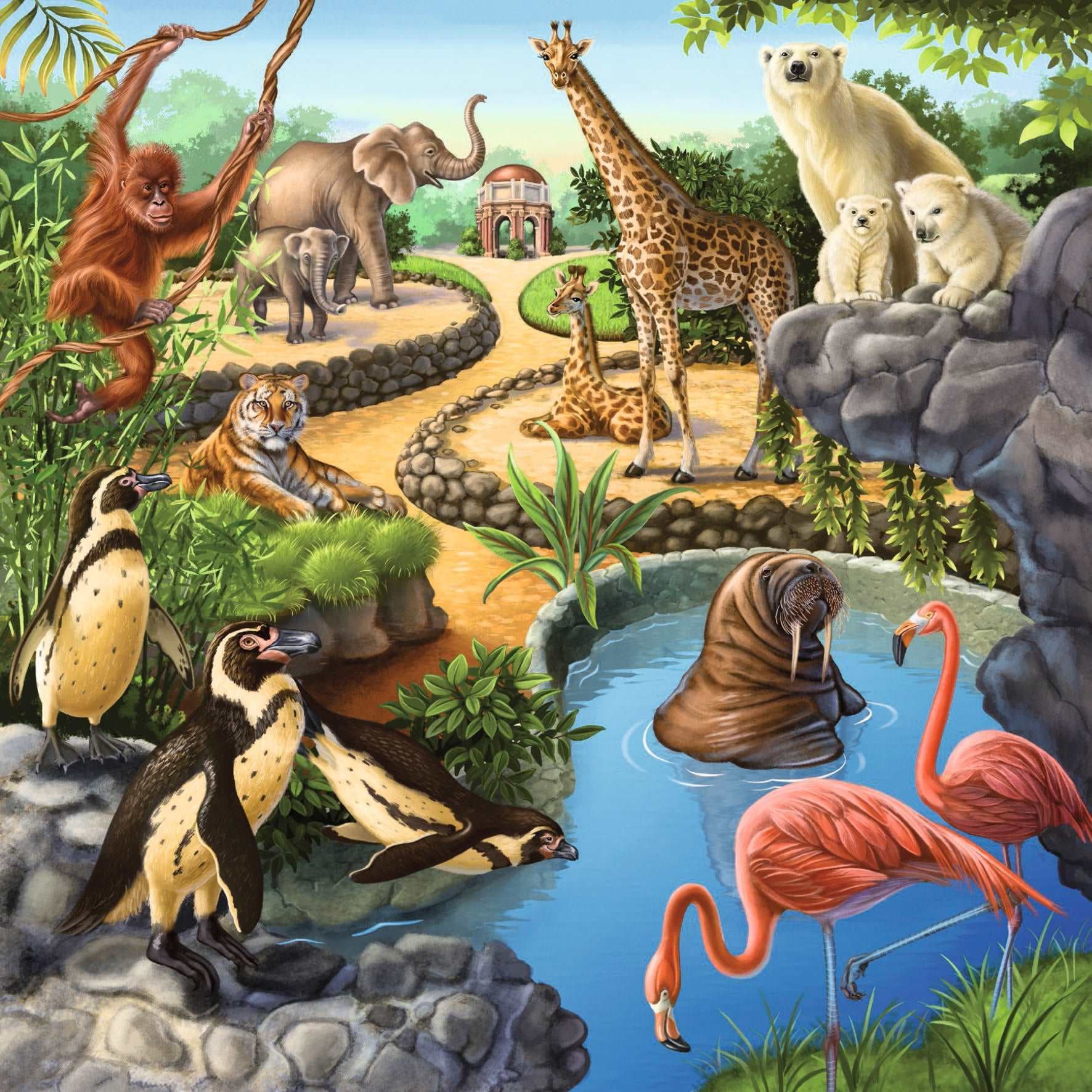 Ravensburger - Forest, Zoo And Pets 3 X 49 Pc Puzzle