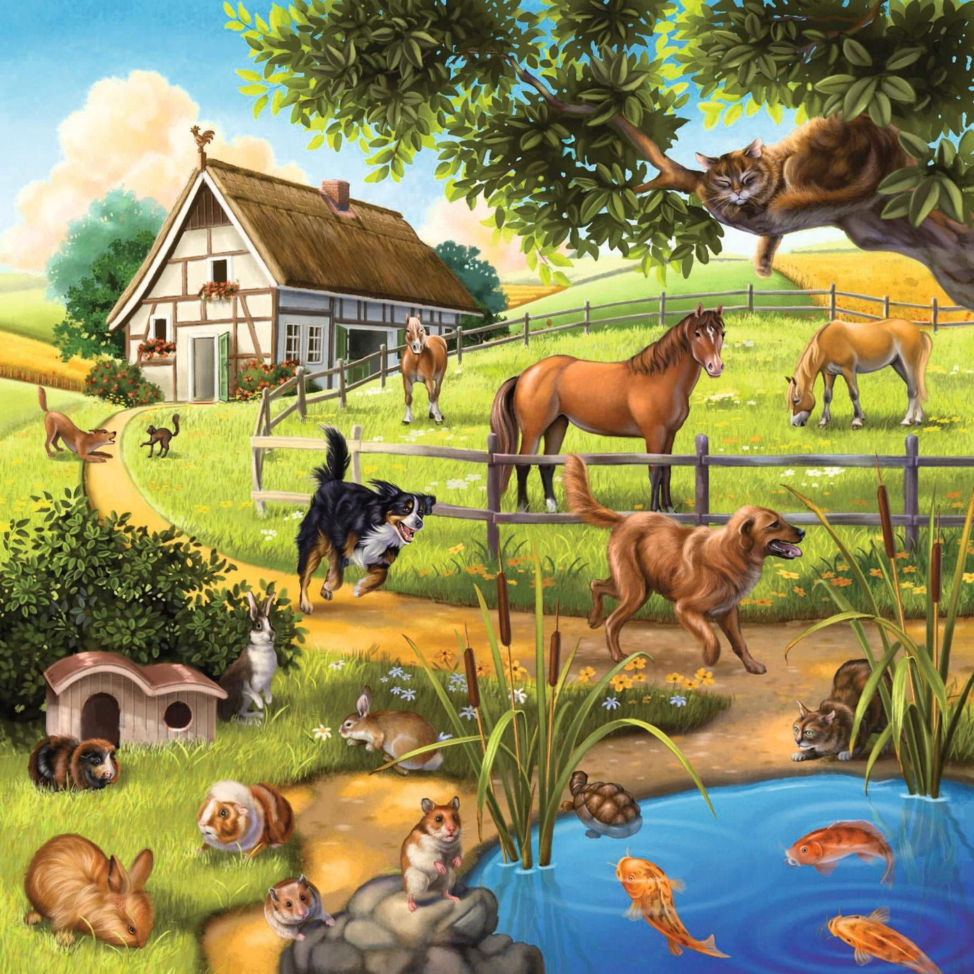 Ravensburger - Forest, Zoo And Pets 3 X 49 Pc Puzzle