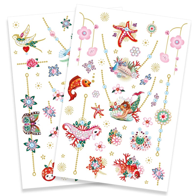 Djeco Tattoos Fionas Jewels