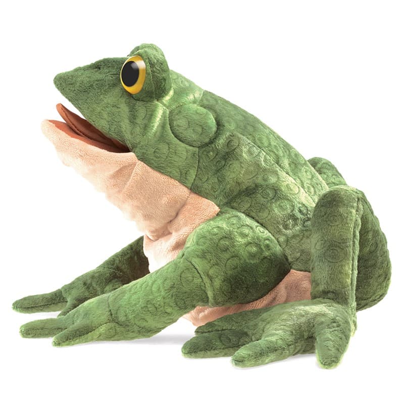 Folkmanis Green Toad Puppet