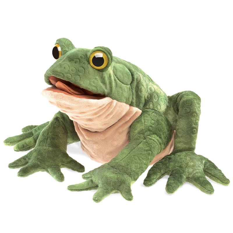 Folkmanis Green Toad Puppet
