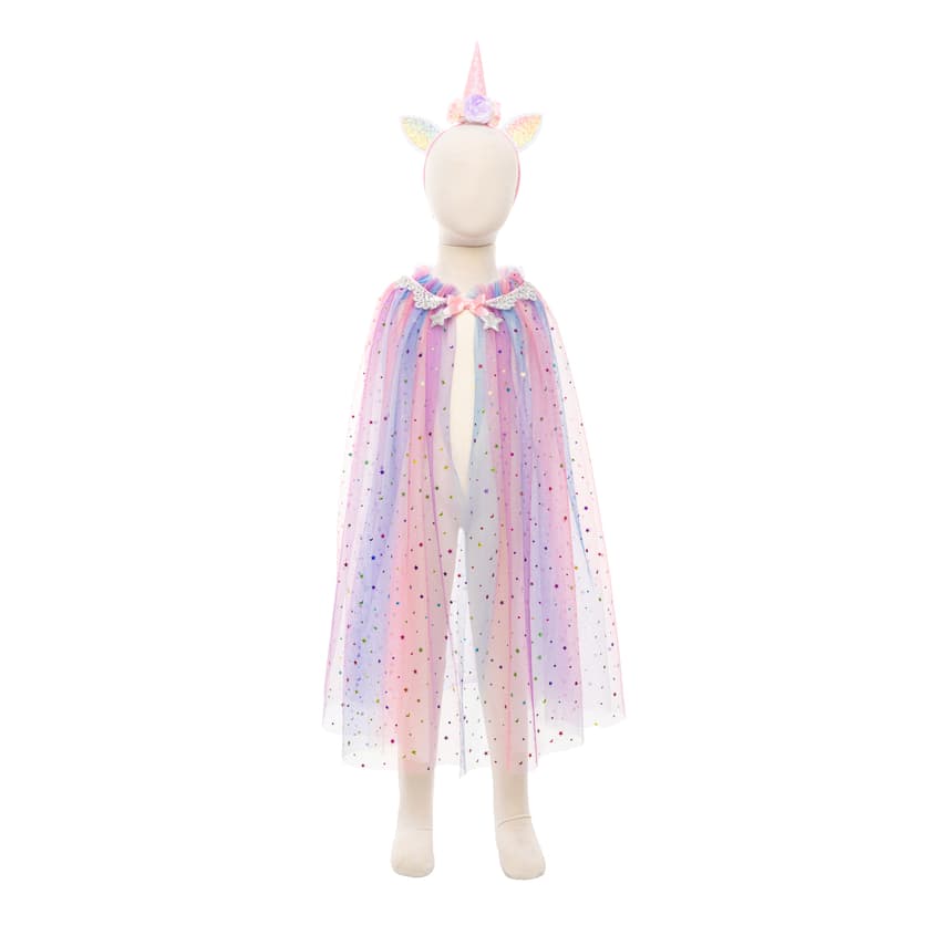 Great Pretenders Rainbow Unicorn Cape and Headband