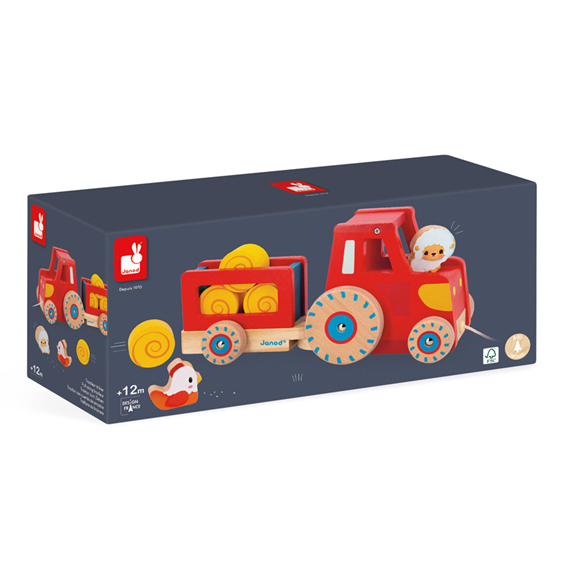 Janod - Tractor Pull Along