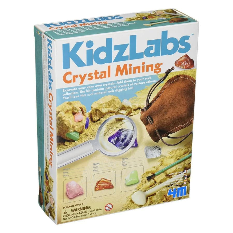 KidzLabs Crystal Mining Kit box