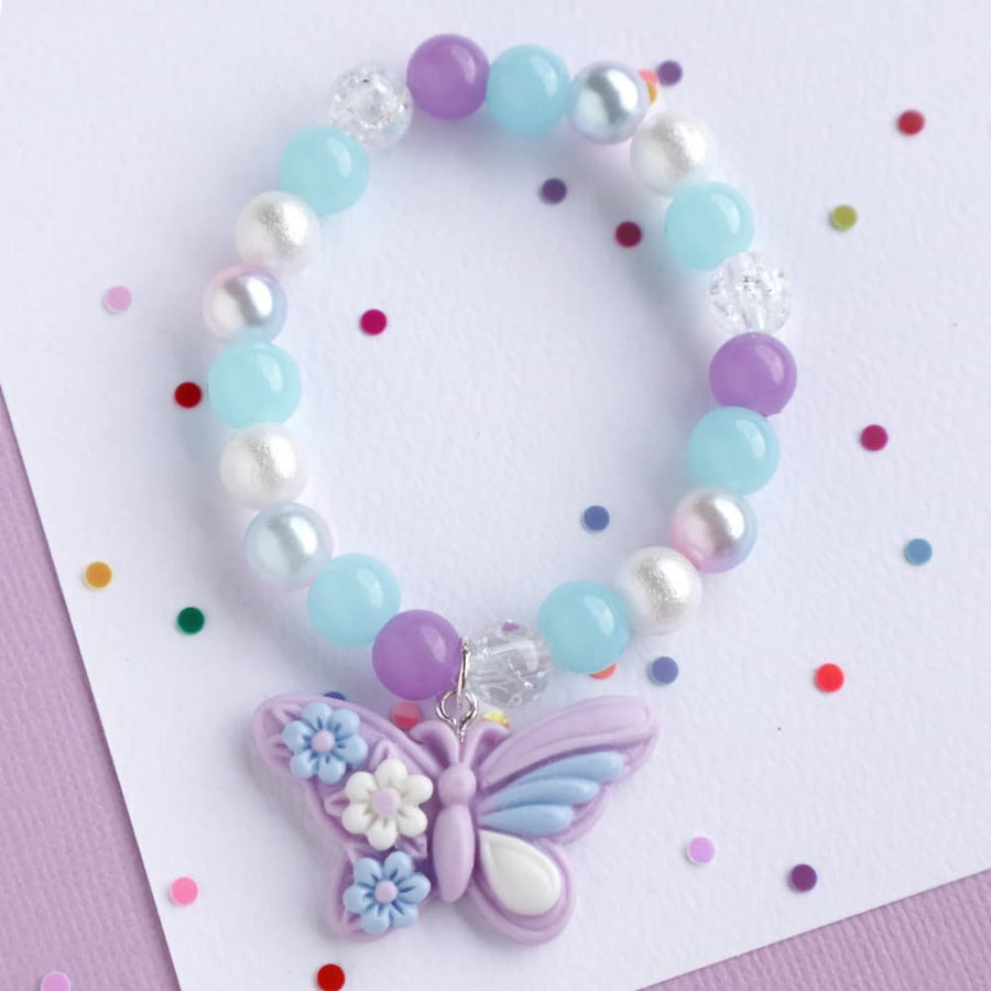 Lauren Hinkley - Lavender Butterfly Elastic Bracelet