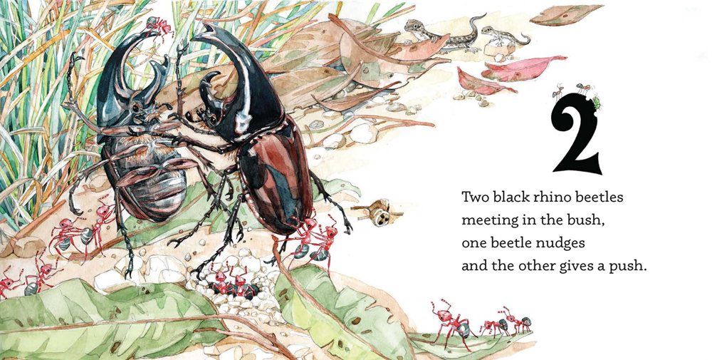 One Little Dung Beetle - by Rhian Williams