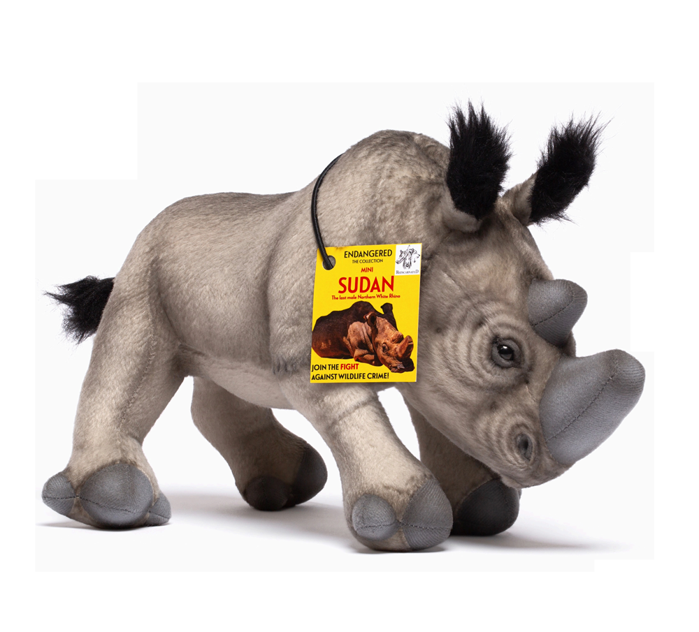 Mini Sudan the Rhino Plush Toy · Little Sprout - Read Play Learn