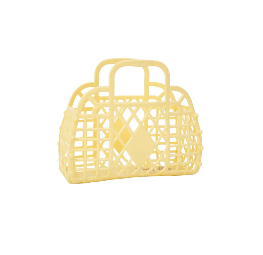 Sun Jellies Retro Basket Mini Yellow