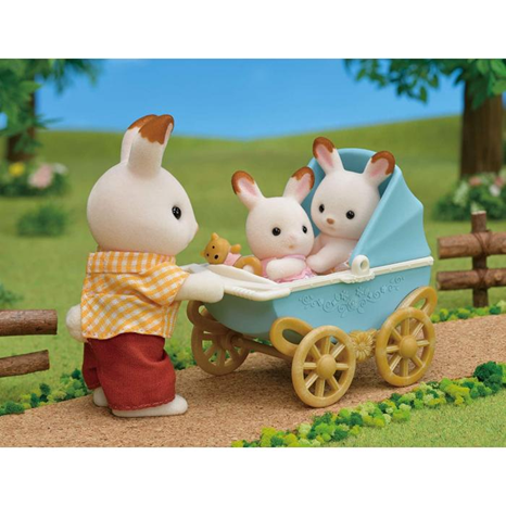 Sylvanian Families - 5432 Chocolate Rabbit Twin Set
