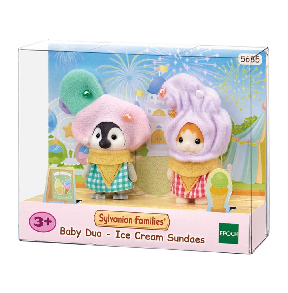 Sylvanian Families Baby Duo Ice Cream Sundaes