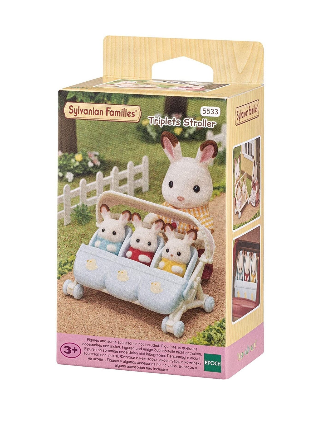 Sylvanian Families Triplets Stroller 5533 in box