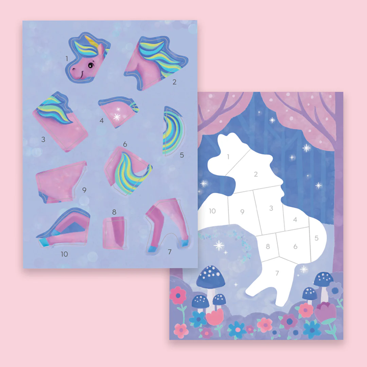 Tiger Tribe - Sticker By Numbers Magical Garden