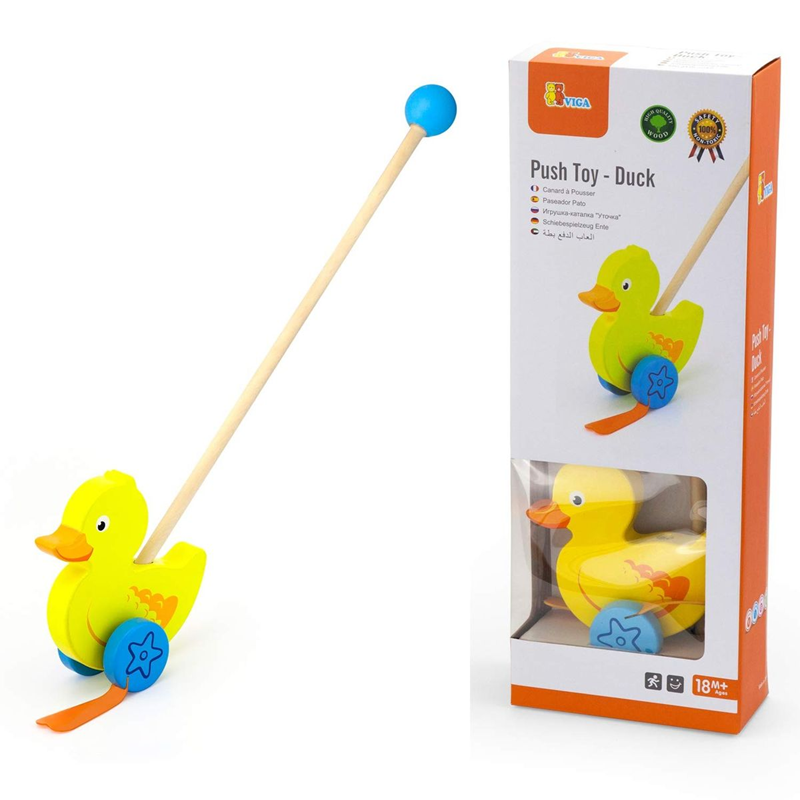 Viga - Push Toy Duck